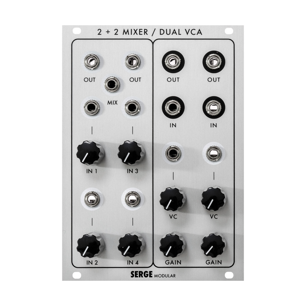 Random*Source Serge 2+2 Mixer Dual VCA— Clockface Modular