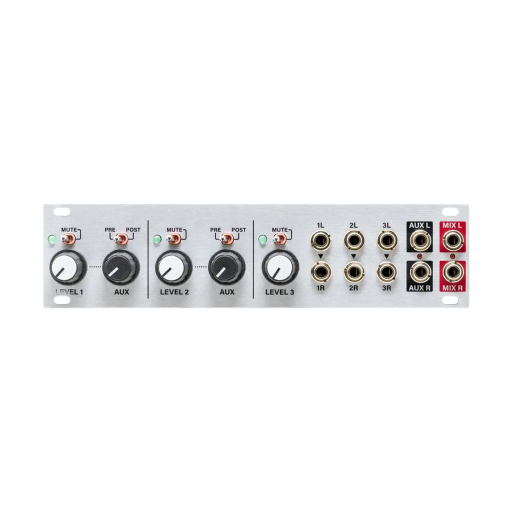 Intellijel Designs Aux Mix 1U— Clockface Modular Intellijel Designs Aux Mix 1U— Clockface Modular