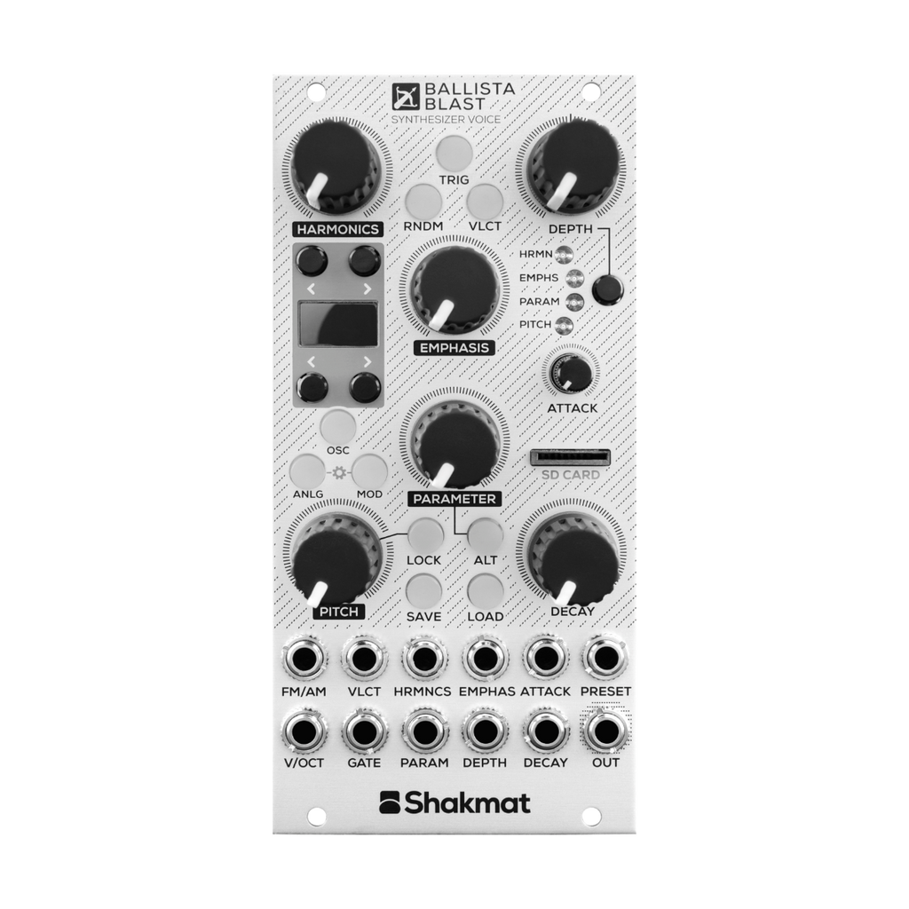Shakmat Ballista Blast ユーロラック モジュラーシンセ Shakmat Modular Ballista Blast— Clockface Modular