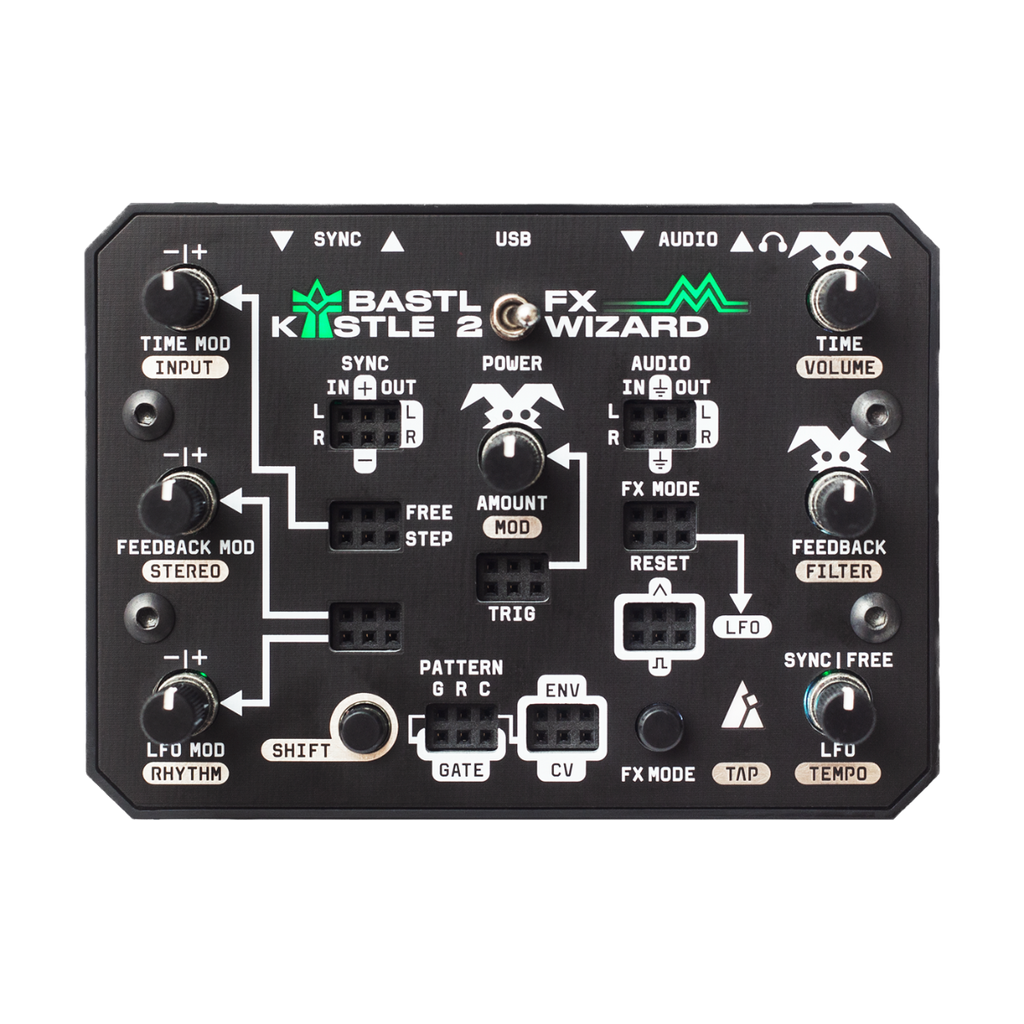 美品! Bastl Instruments KASTLE 2 FX WIZARD Bastl Instruments Kastle 2 FX Wizard— Clockface Modular
