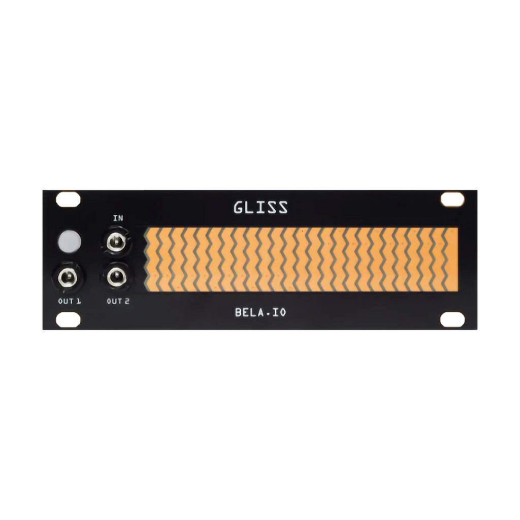 Bela Gliss 1U モジュラーシンセサイザー 動作品 Bela Gliss 1U— Clockface Modular