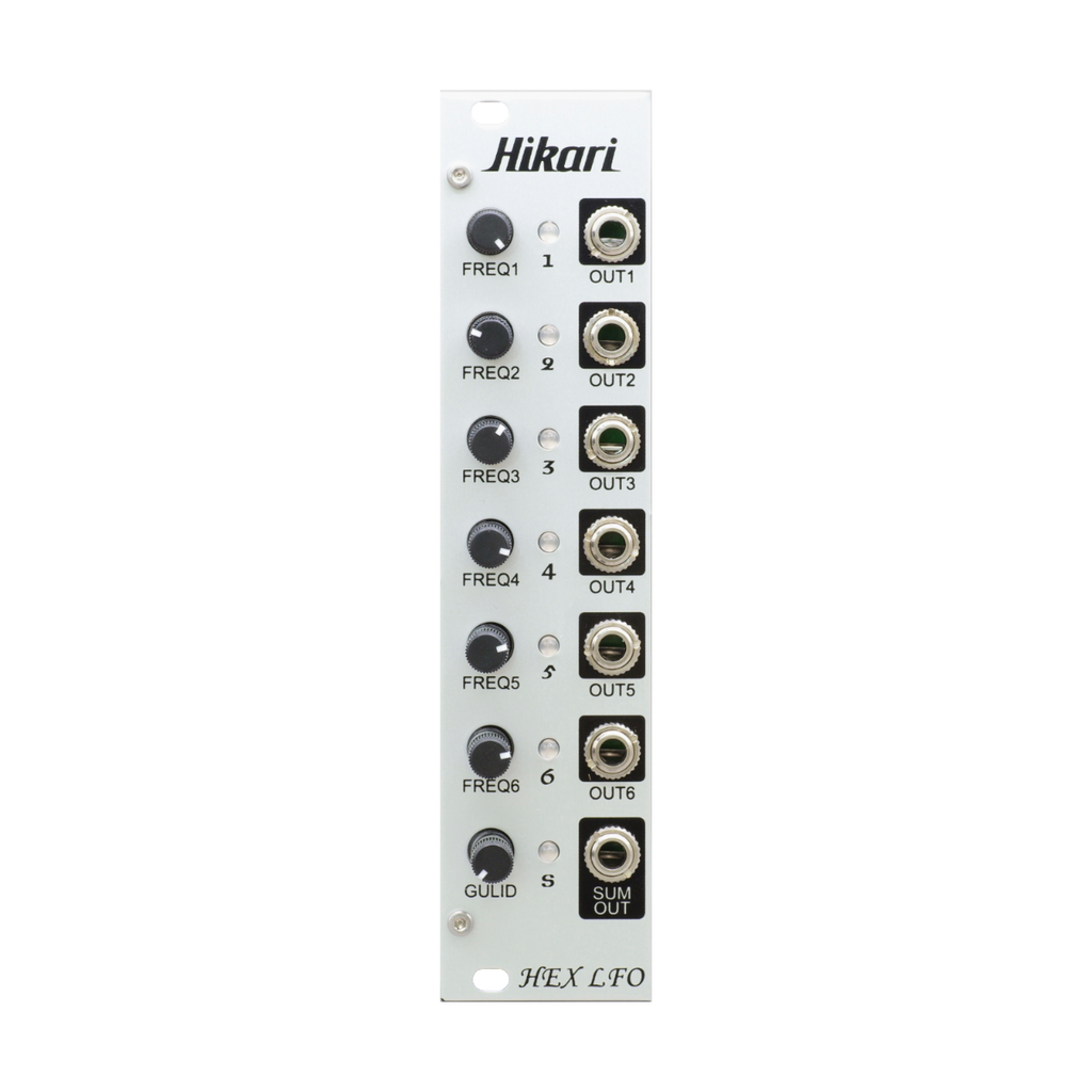Hikari Instruments Hex LFO—时钟面模块化