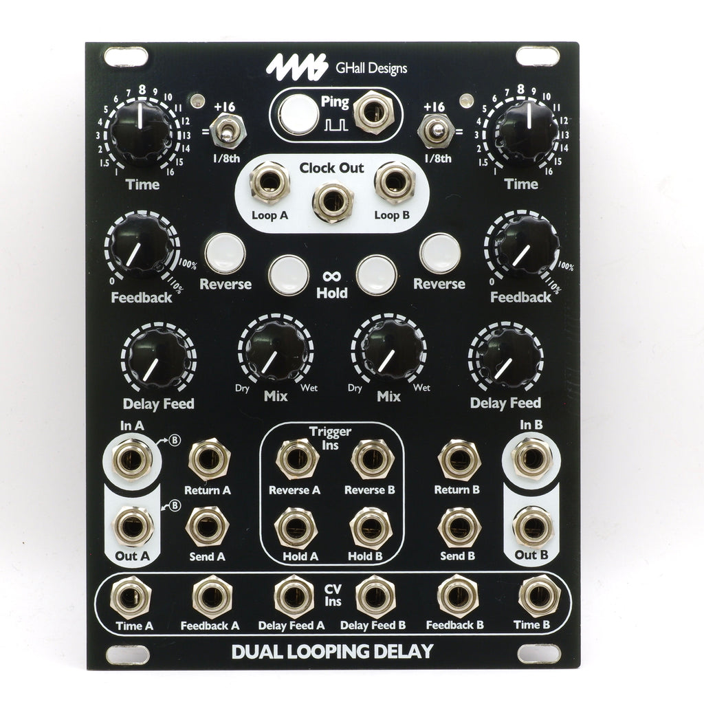 4ms Dual Looping Delay (DLD) Black [USED:W0]— Clockface Modular