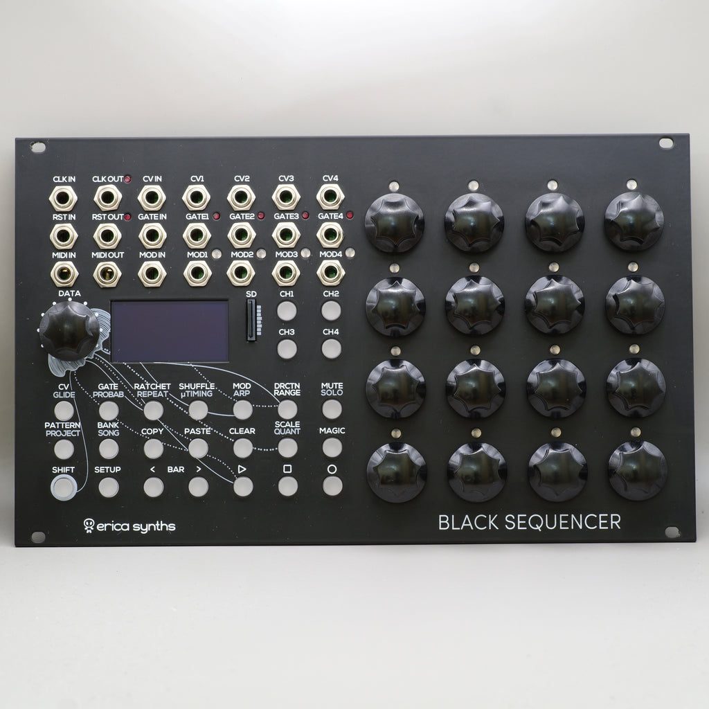 Erica Synths Black Sequencer [USED:W0]— Clockface Modular
