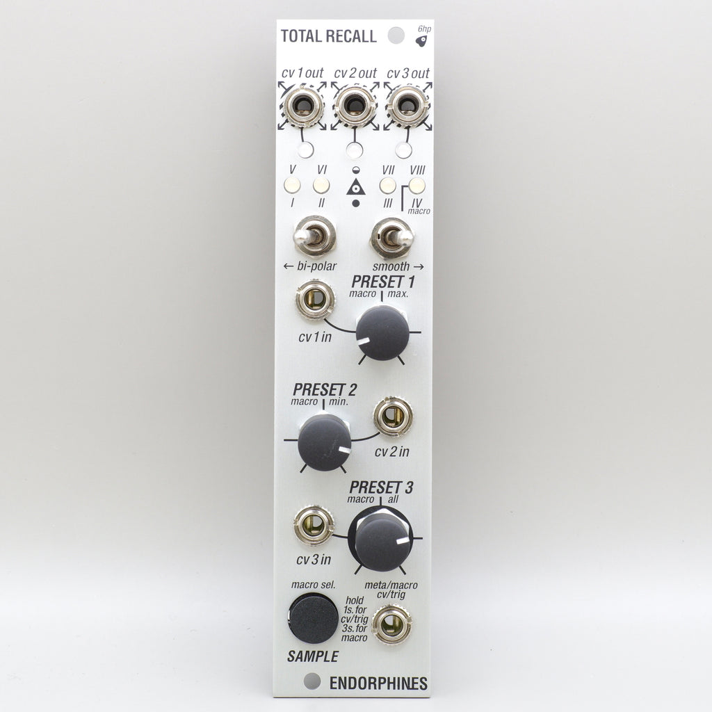 Endorphin.es TOTAL RECALL (Silver) [USED:W0]— Clockface Modular