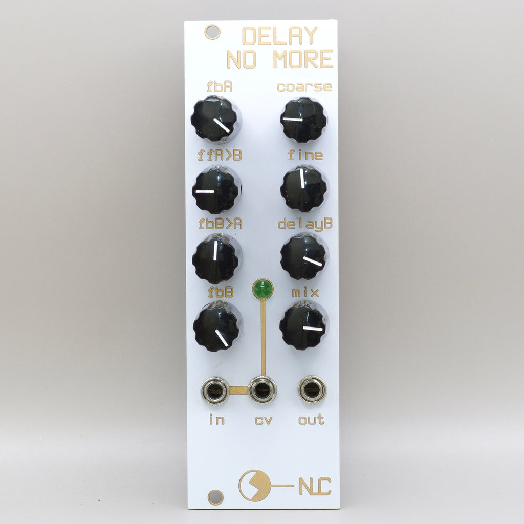 Nonlinearcircuits Delay No More (White) [USED:W0]— Clockface Modular