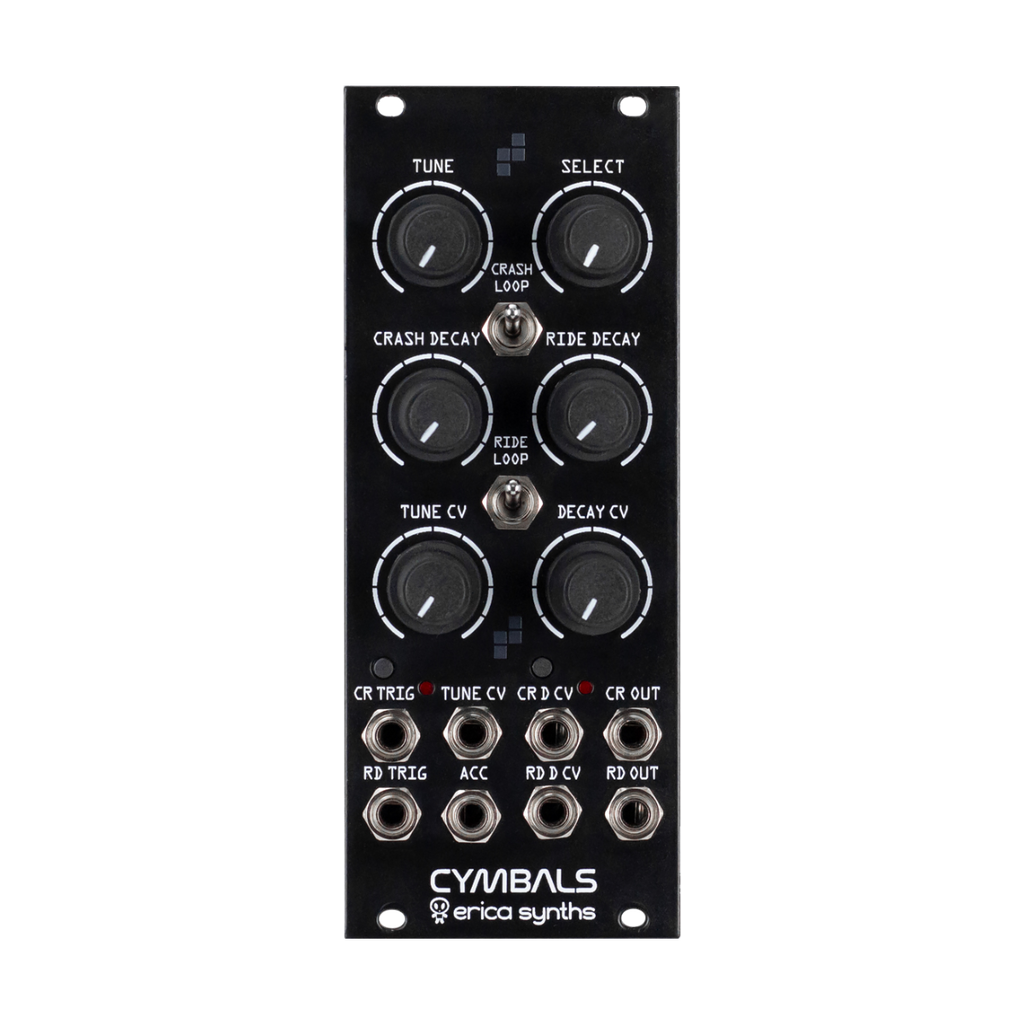 CYMBALS erica synths モジュラーシンセサイザー Erica Synths Cymbals— Clockface Modular