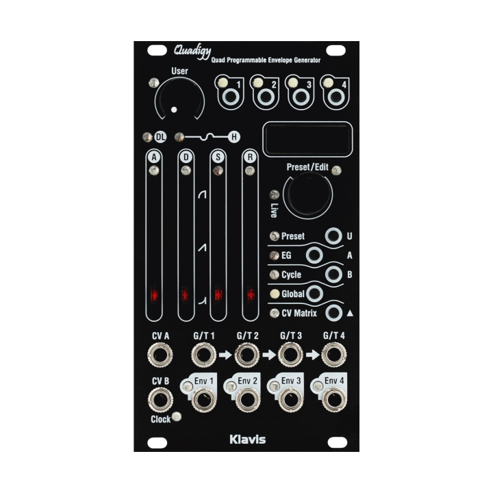 Envelope Generator— Clockface Modular Klavis Quadigy Envelope Generator— Clockface Modular Klavis Quadigy