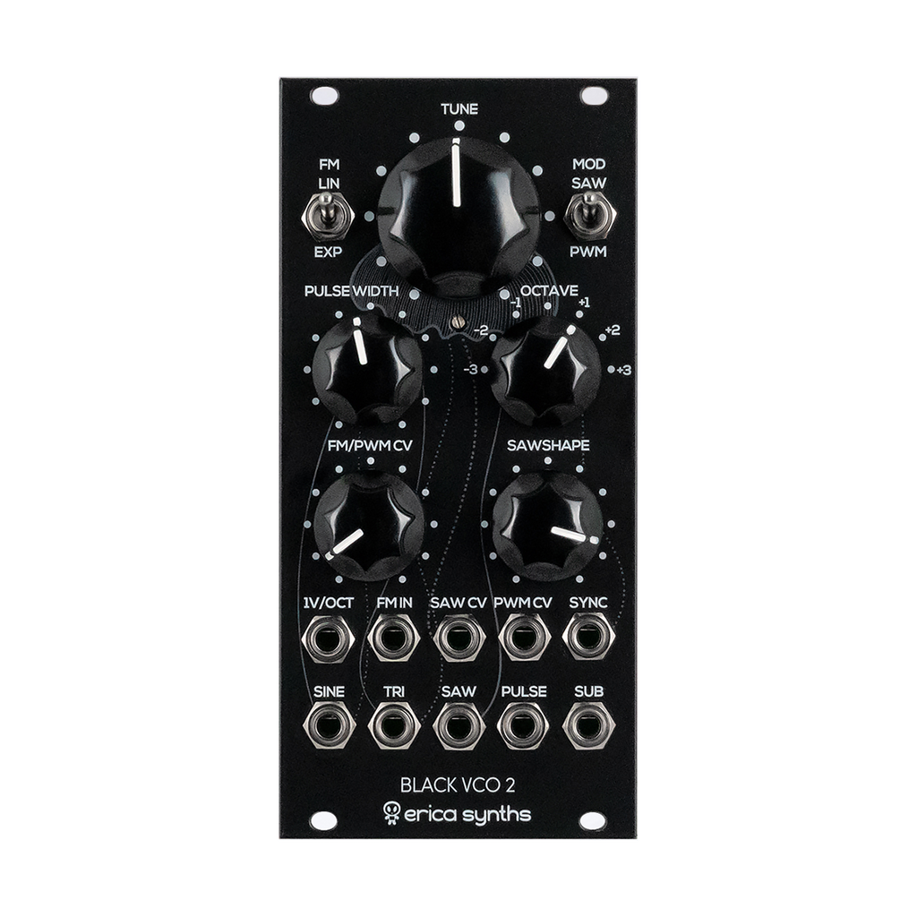 Erica Synths Black VCO2 — Clockface Modular Erica Synths Black VCO2 — Clockface Modular