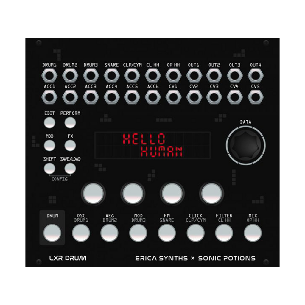 Erica Synths LXR-02 Drum Module— Clockface Modular