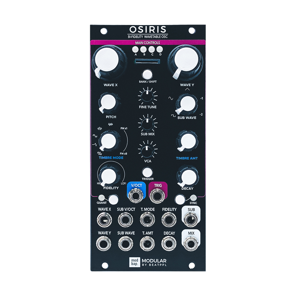 Modbap Osiris モジュラーシンセ ユーロラック Modbap Modular Osiris— Clockface Modular