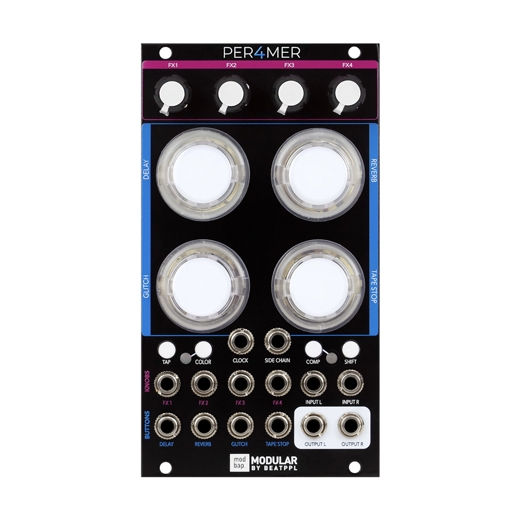 Modbap Modular Per4mer— Clockface Modular Modbap Modular Per4mer— Clockface Modular
