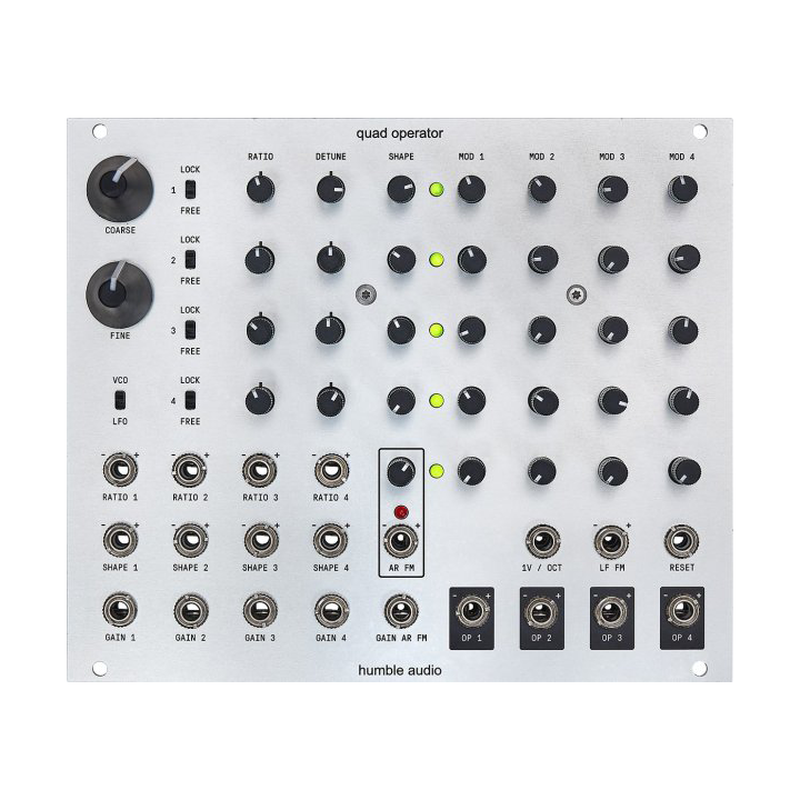 Humble Audio Quad Operator— Clockface Modular Humble Audio Quad Operator— Clockface Modular