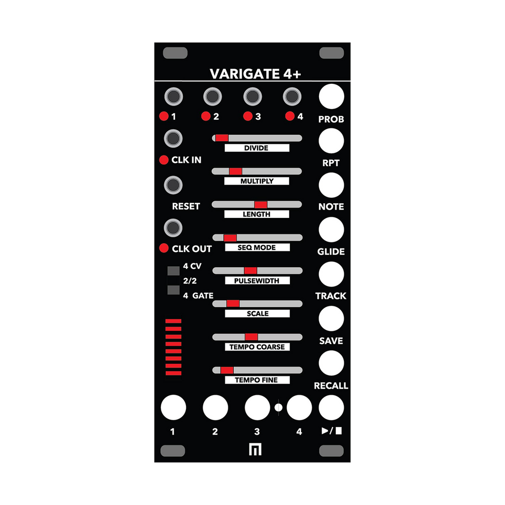 Malekko Heavy Industry Varigate 4+ (Black)— Clockface Modular Malekko Heavy Industry Varigate 4+ (Black)— Clockface Modular