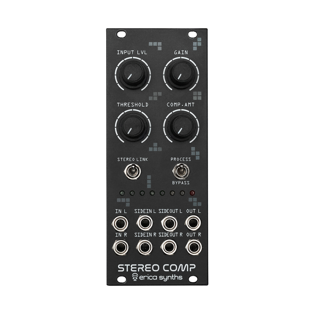 Erica Synths Stereo Compressor — Clockface Modular Erica Synths Stereo Compressor — Clockface Modular
