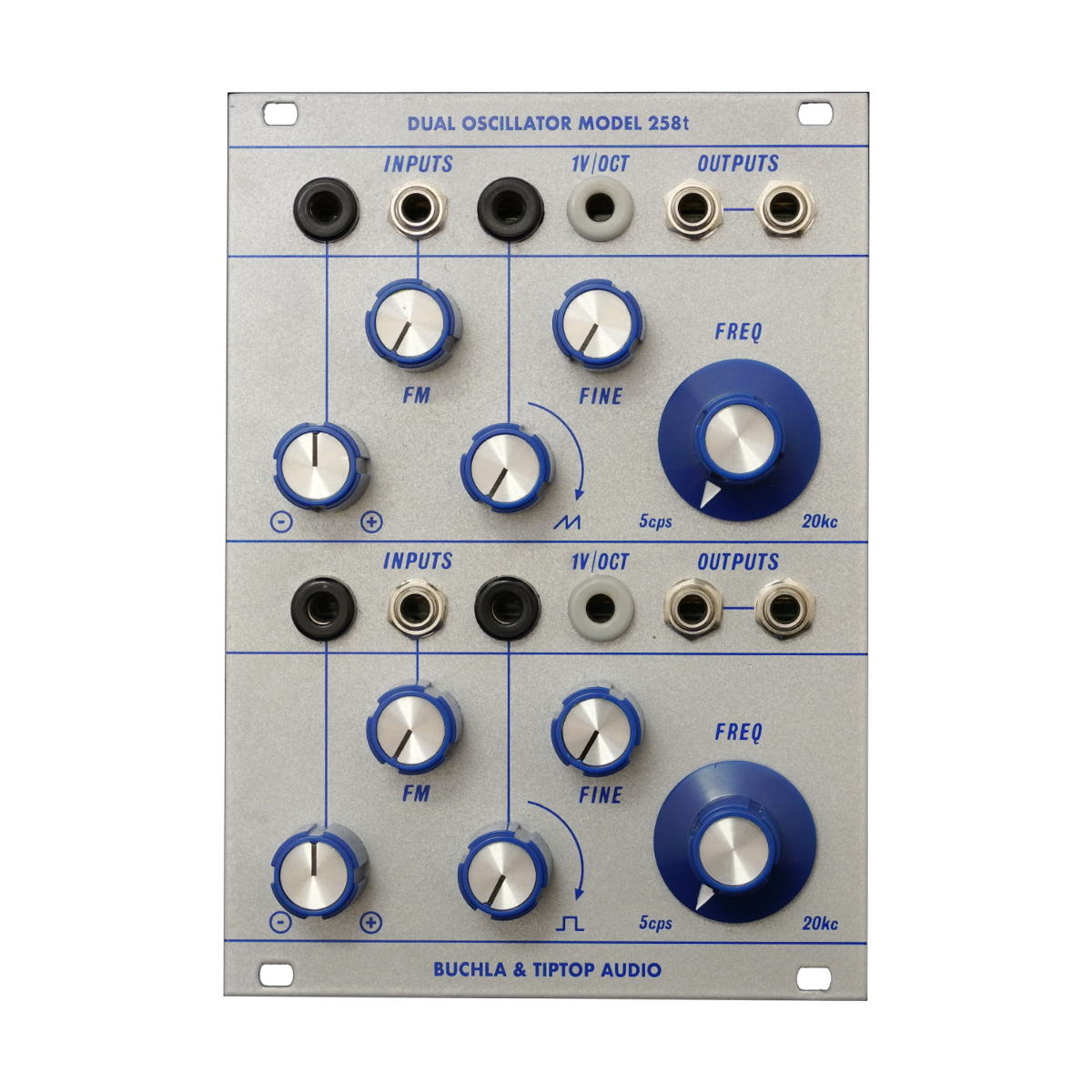 Buchla  Tiptop Audio Dual Oscillator Model 258t— Clockface Modular