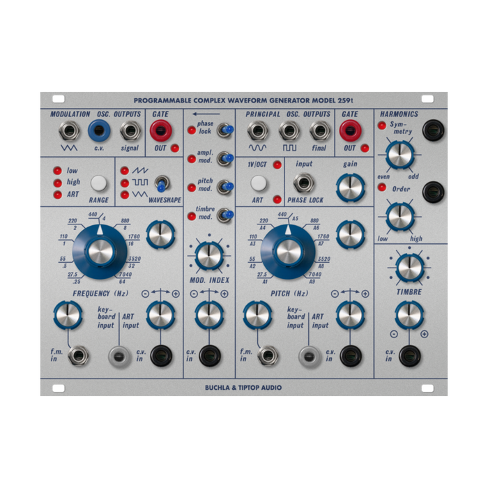 Buchla & Tiptop Audio 259t Programmable Complex Waveform Buchla & Tiptop Audio 259t Programmable Complex Waveform