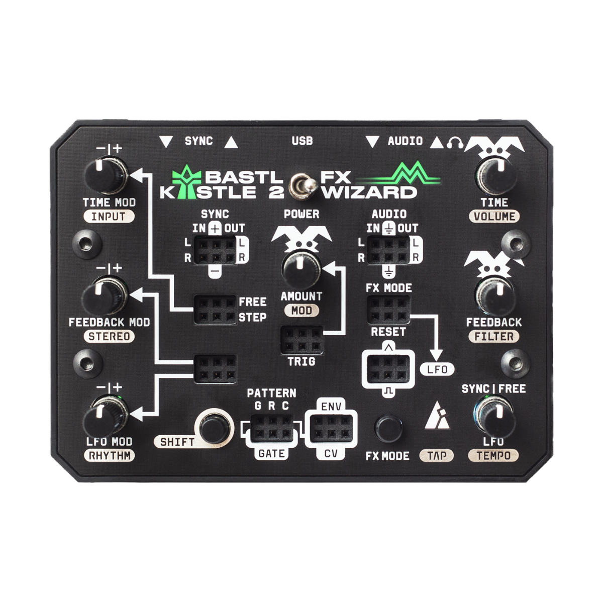 Random Instruments Brand Bastl Instruments Kastle 2 FX Wizard— Clockface Modular