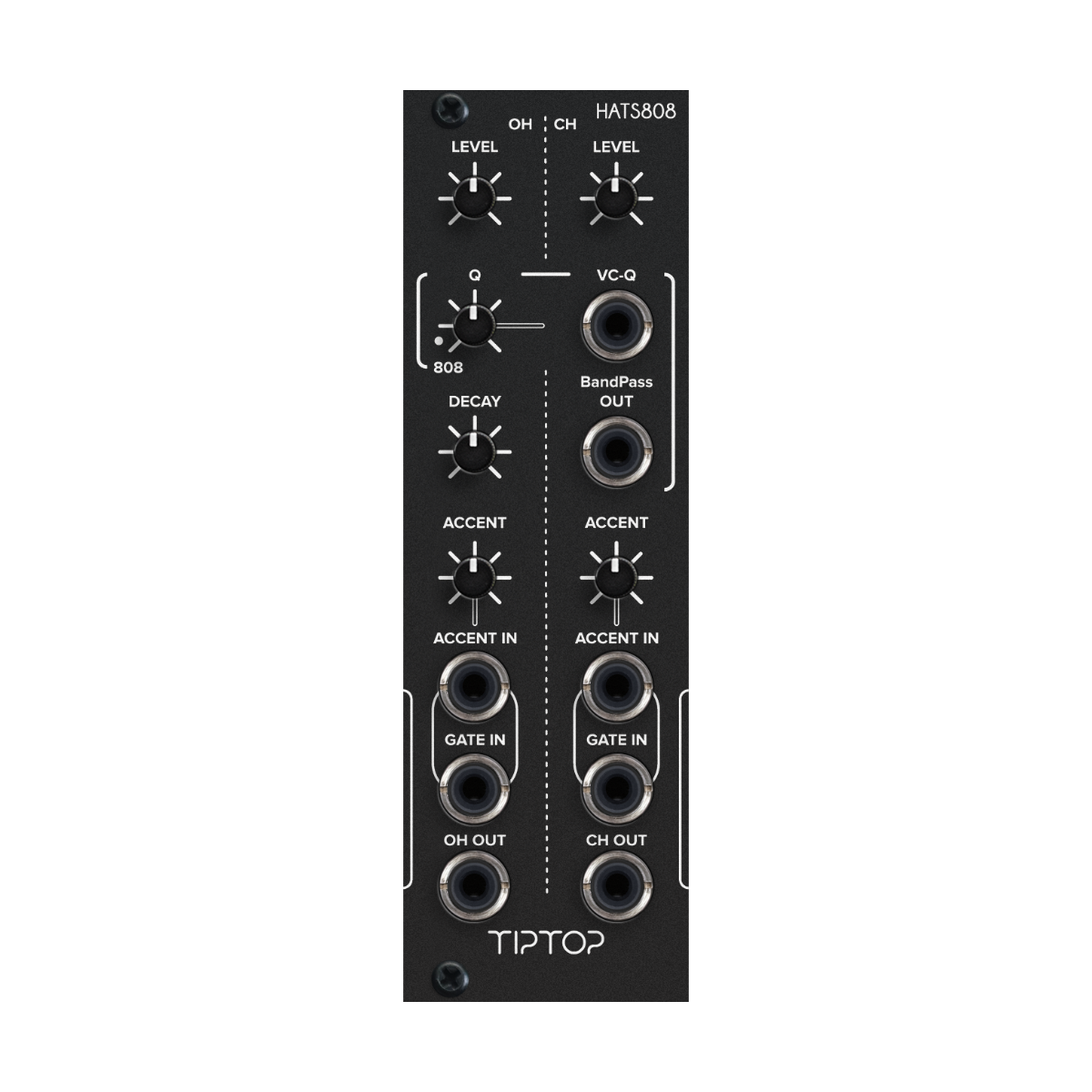 Tiptop Audio HATS808— Clockface Modular Tiptop Audio HATS808— Clockface Modular