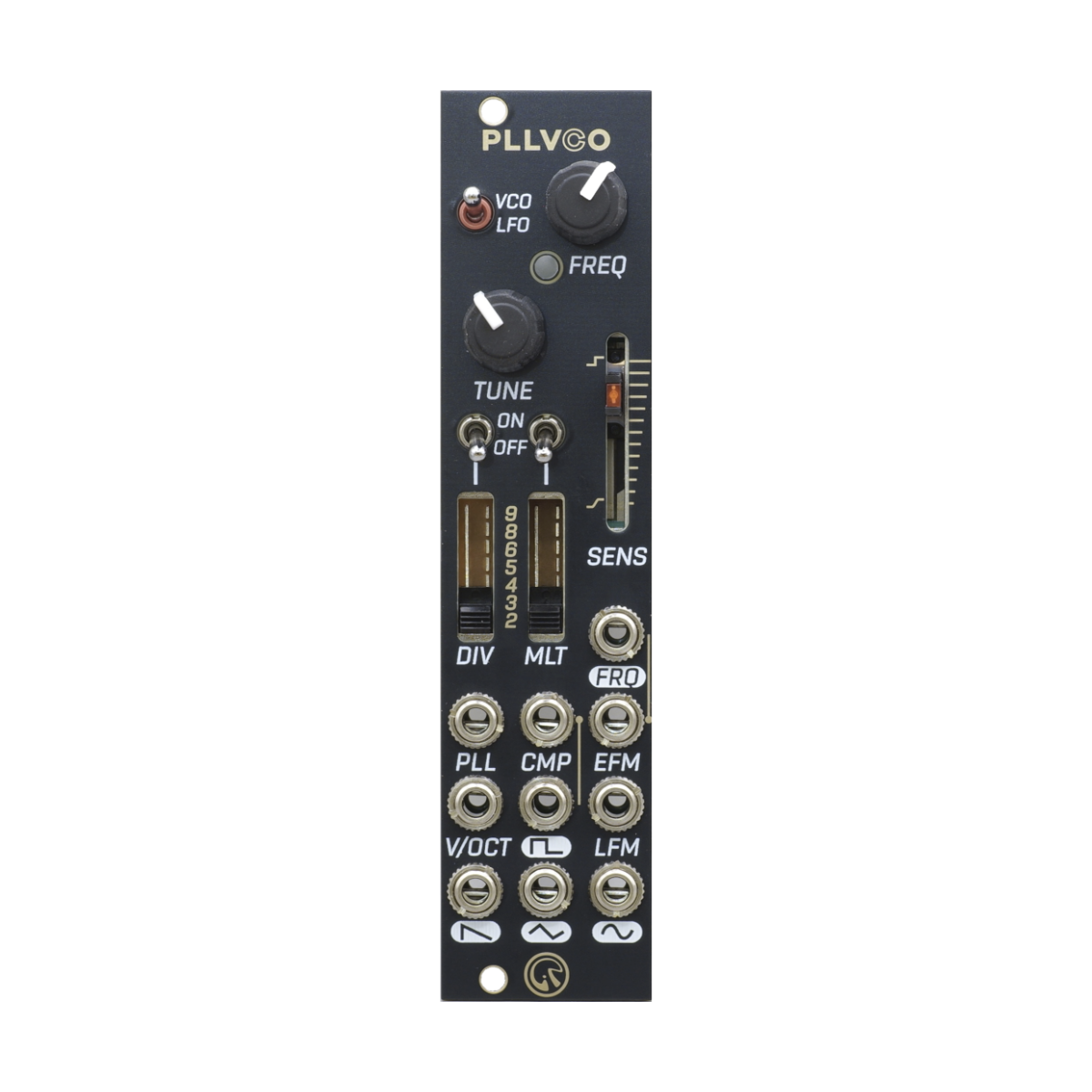centrevillage PLLVCO モジュラーシンセ 6HP centervillage PLLVCO— Clockface Modular