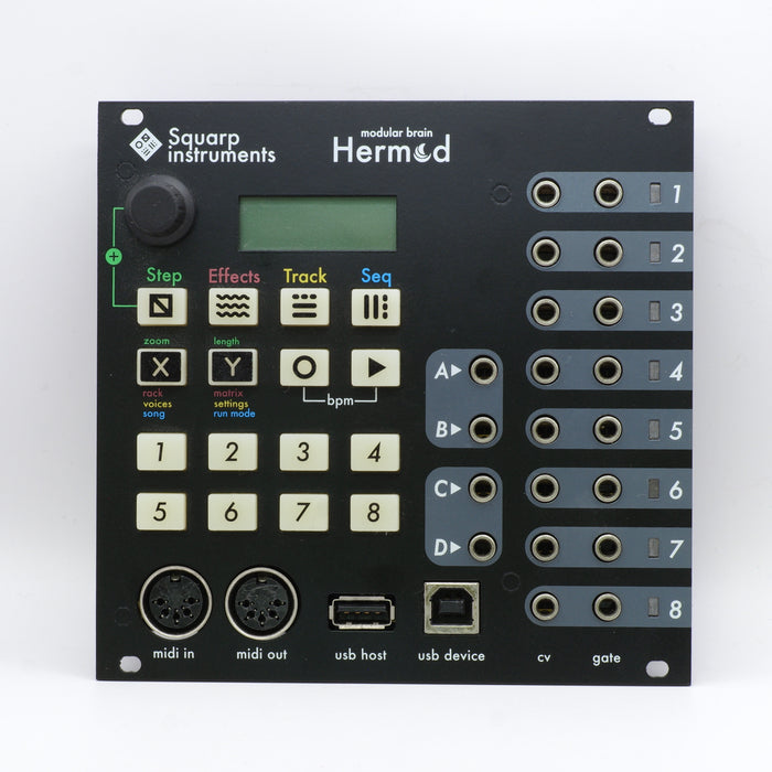 【激安特価】Squarp Instruments Hermod ブラック モジュラーシンセ　シーケンサー 音源モジュール