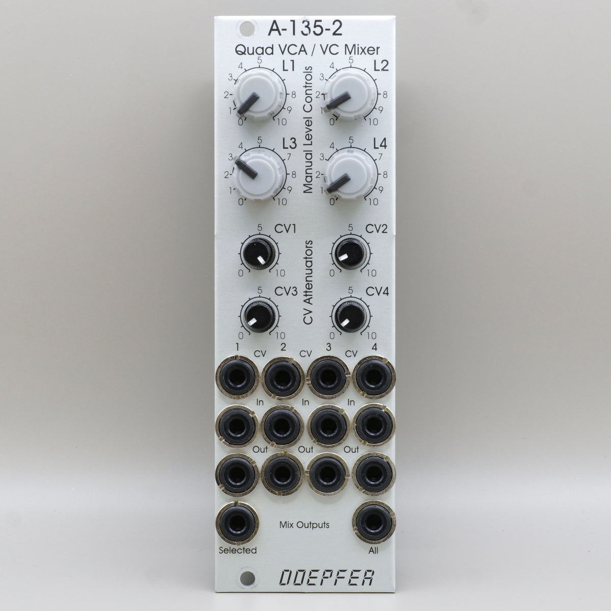Doepfer A-135-2 Quad VCA / VC Mixer - Eurorack Module on