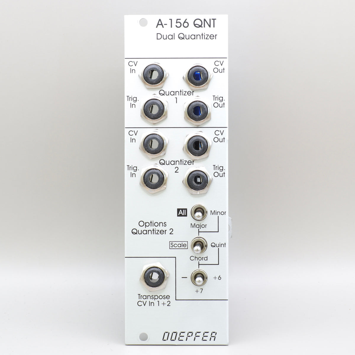 モジュラーシンセ Doepfer A-156V QNT Quantizer Doepfer A-156 - Eurorack Module on ModularGrid