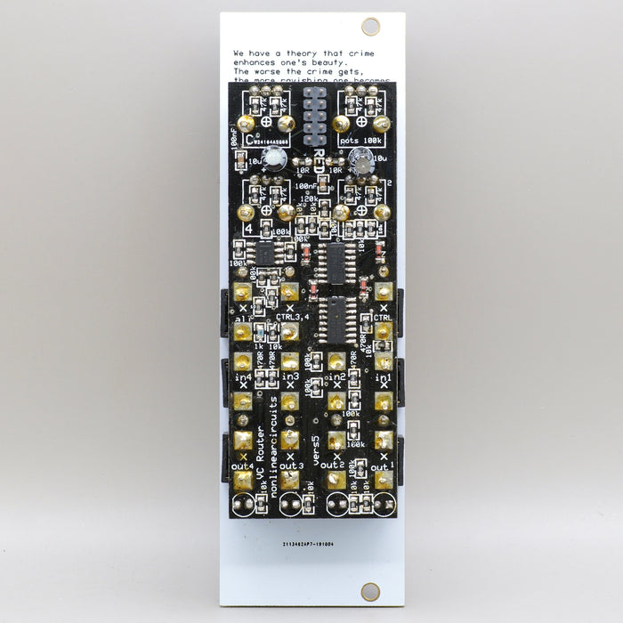 Nonlinearcircuits Router [USED:W0]
