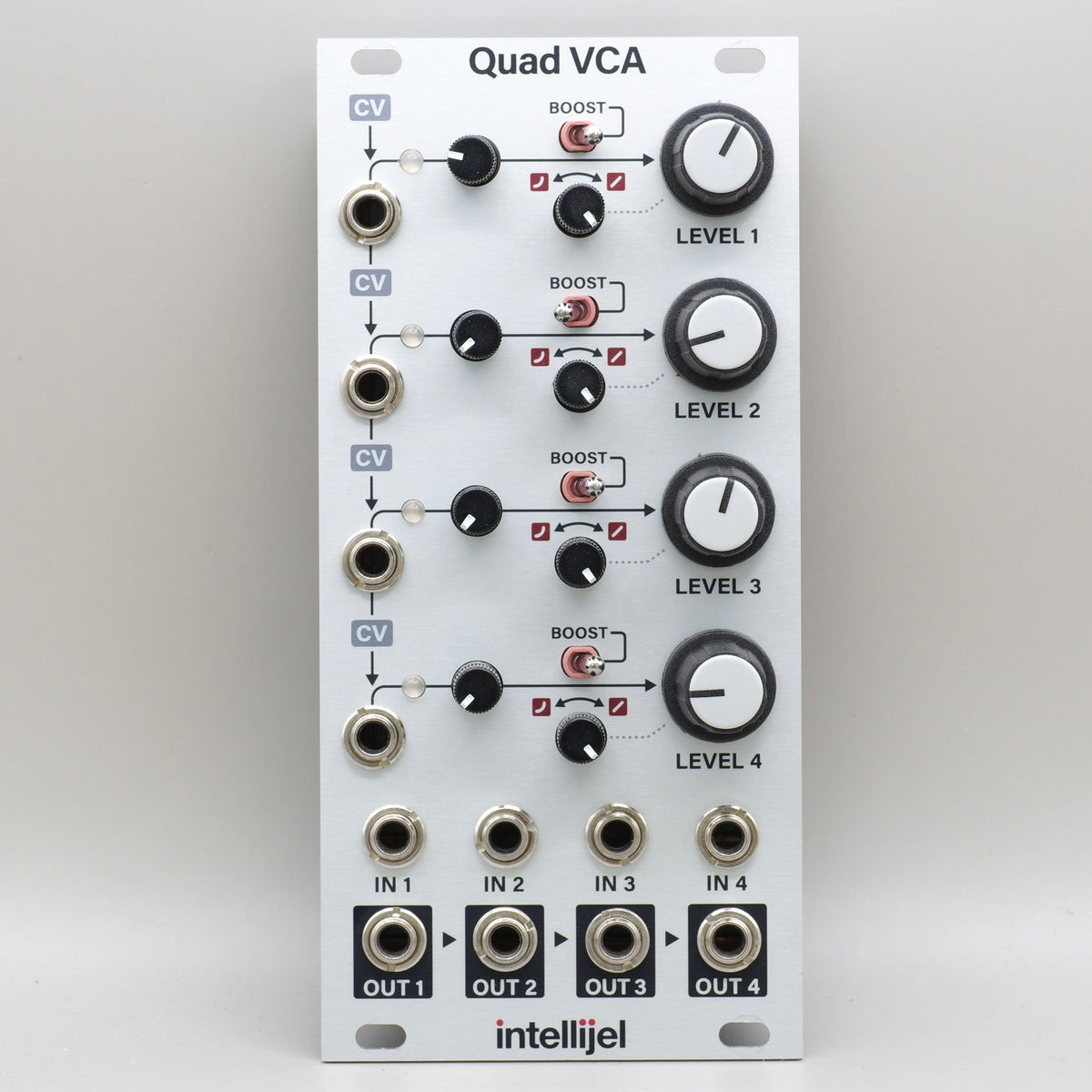 Intellijel Designs Quad VCA [USED:W0]— Clockface Modular