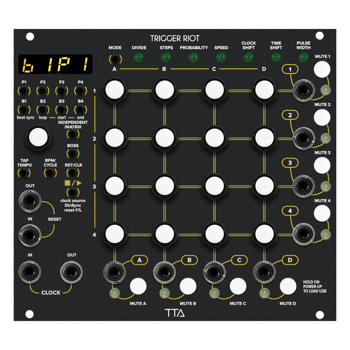 Tiptop Audio Trigger Riot— Clockface Modular