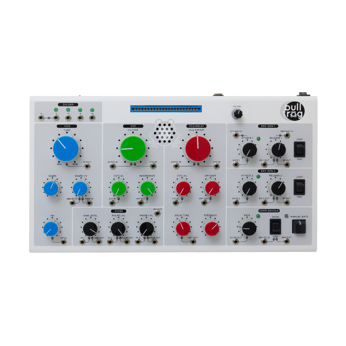 Erica Synths & Richie Hawtin Bullfrog — Clockface Modular Erica Synths & Richie Hawtin Bullfrog — Clockface Modular
