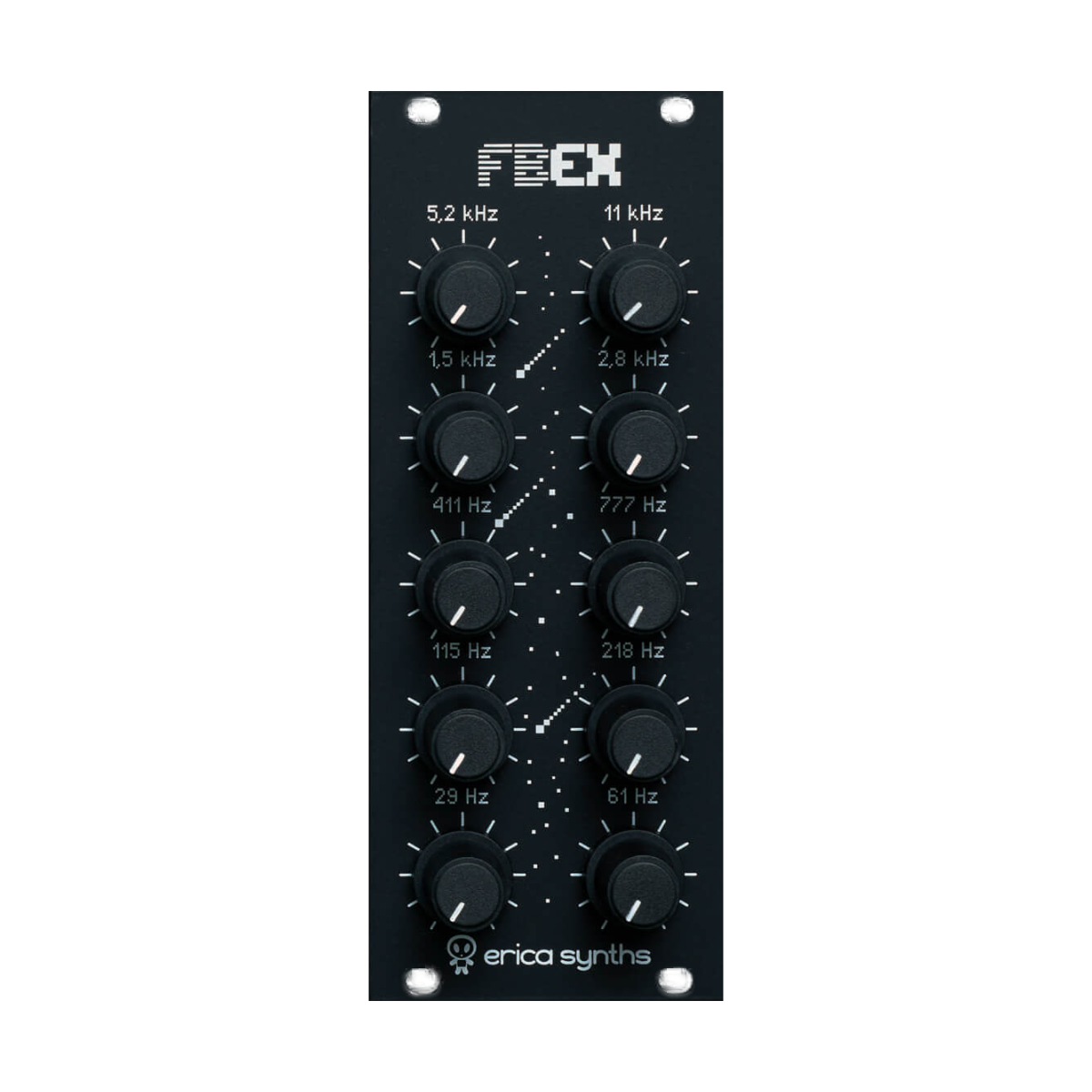 Erica Synths Graphic Resonant Filterbank Expander — Clockface Modular