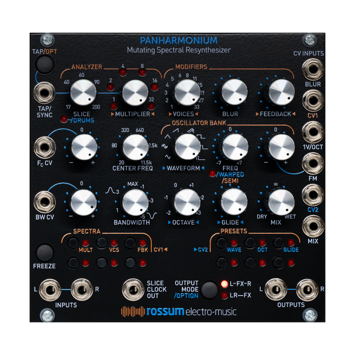 Rossum Electro-Music Panharmonium— Clockface Modular Rossum Electro-Music Panharmonium— Clockface Modular
