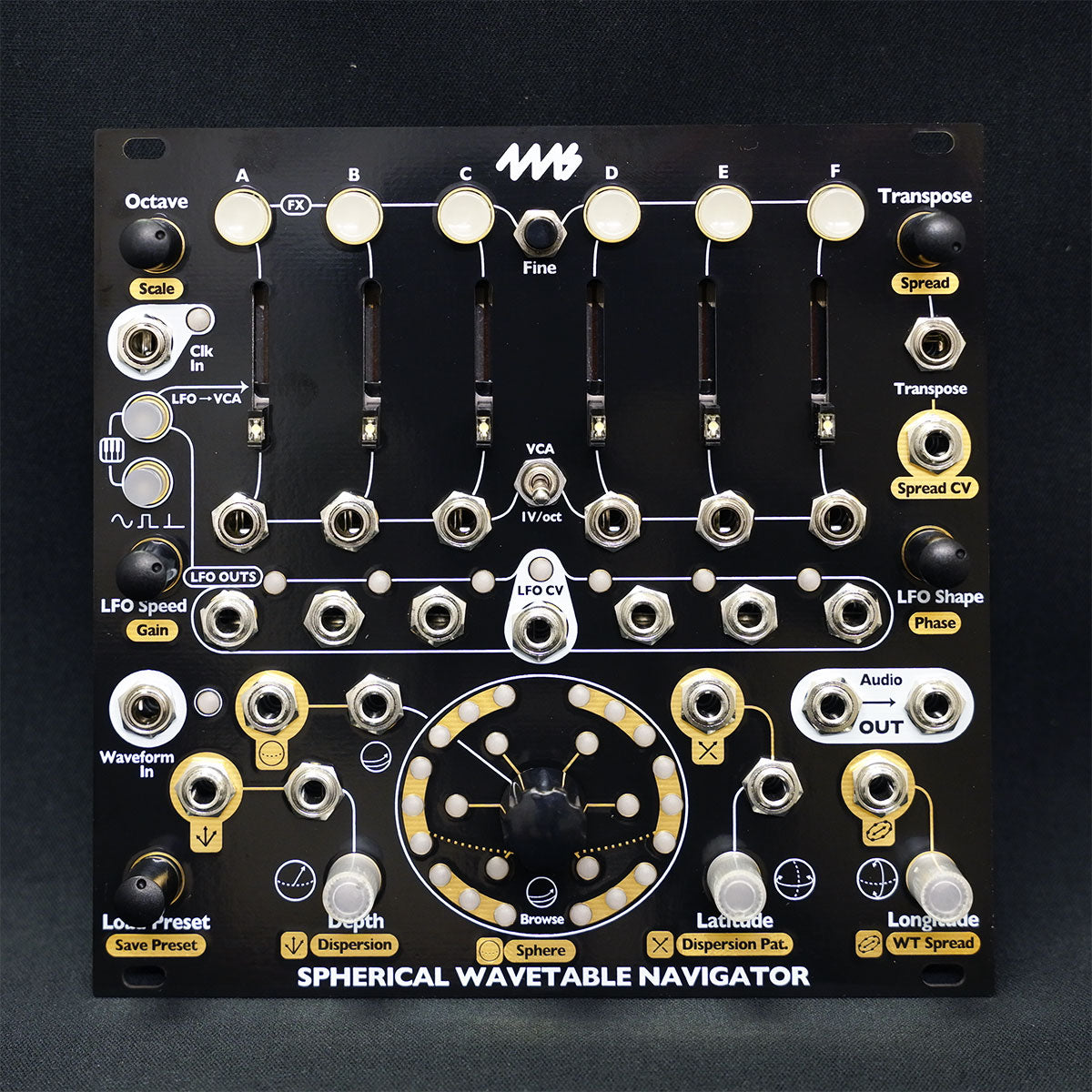 4ms Spherical Wavetable Navigator (SWN) — Clockface Modular