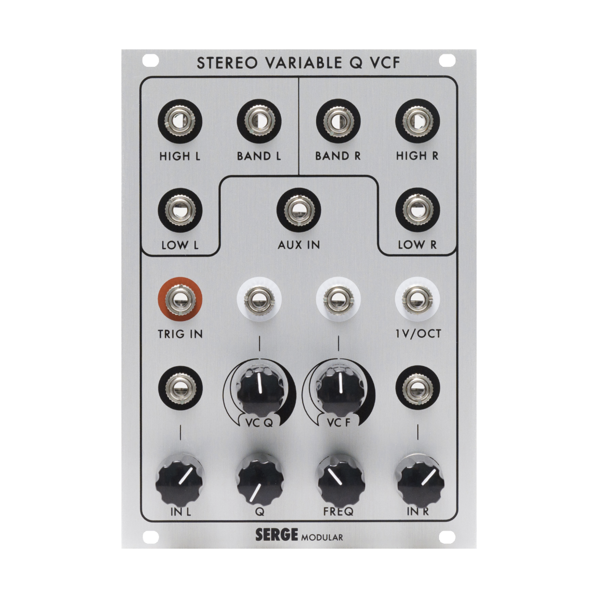 Random*Source Serge Stereo Variable Q Filter (VCFQ)— Clockface Modular Random*Source Serge Stereo Variable Q Filter (VCFQ)— Clockface Modular