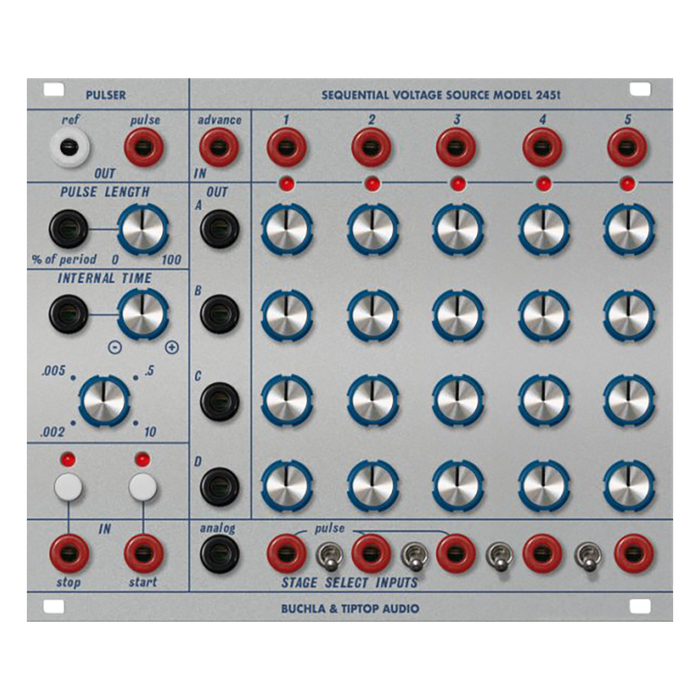 Buchla & Tiptop Audio 245t Sequential Voltage Source— Clockface Buchla & Tiptop Audio 245t Sequential Voltage Source— Clockface