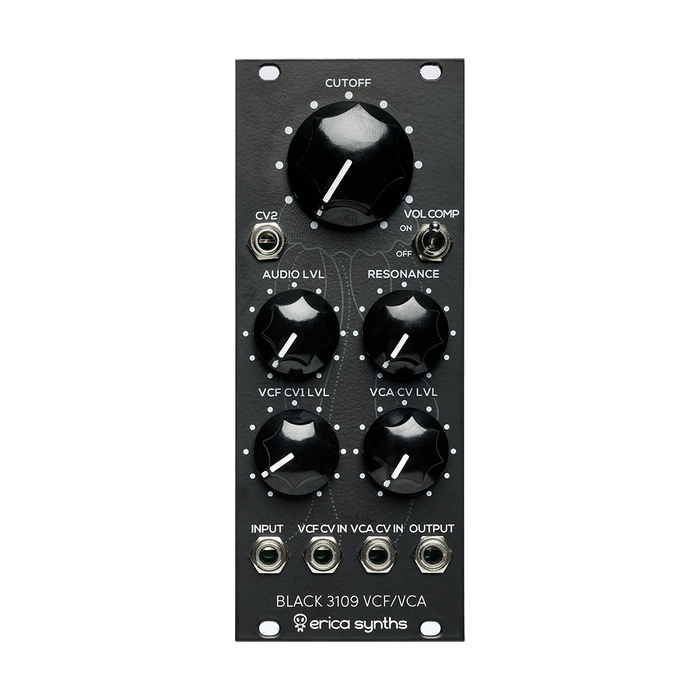 Erica Synths Black 3109 VCF/VCA— Clockface Modular Erica Synths Black 3109 VCF/VCA— Clockface Modular