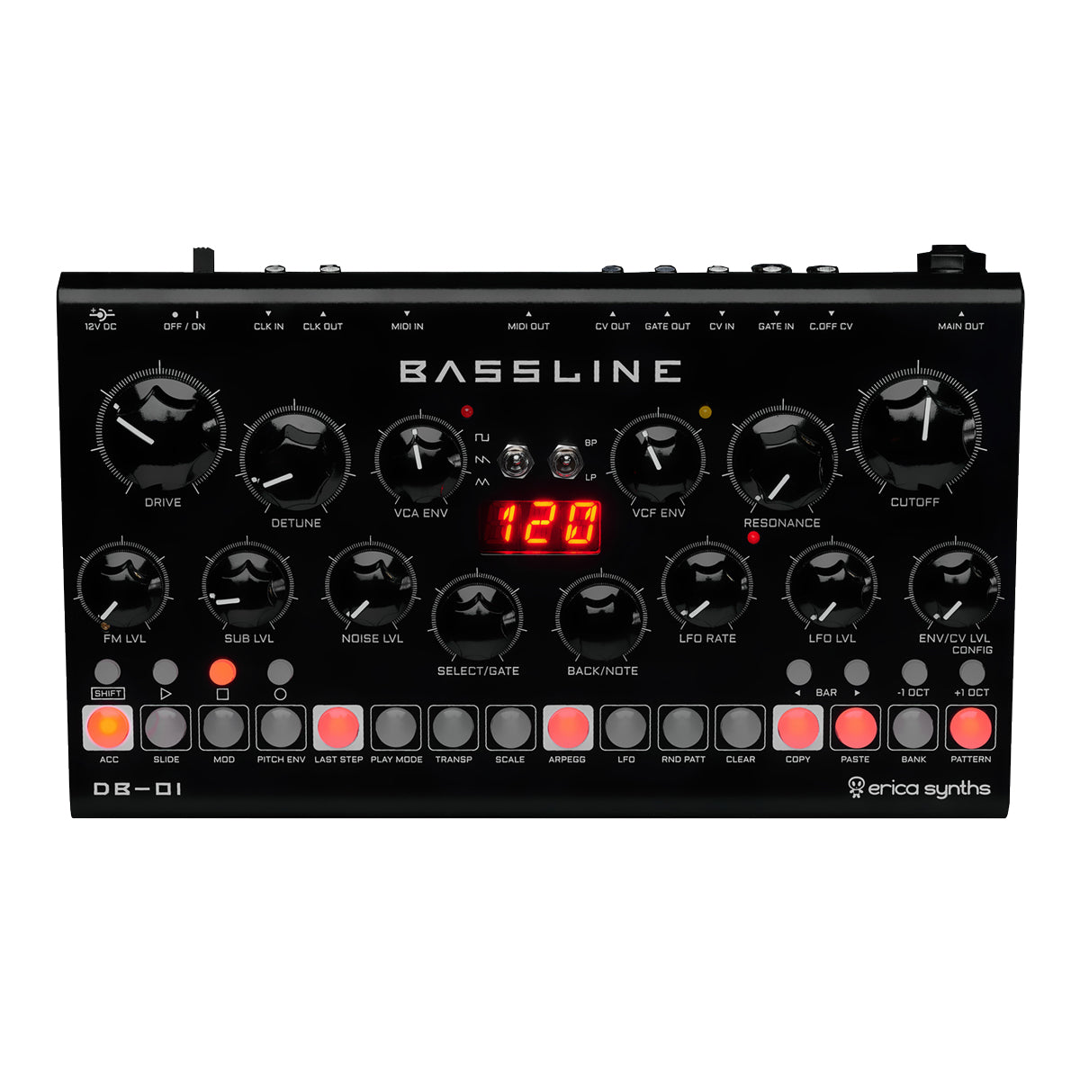 鍵盤楽器 Erica Synths Bassline Erica Synths Bassline— Clockface Modular