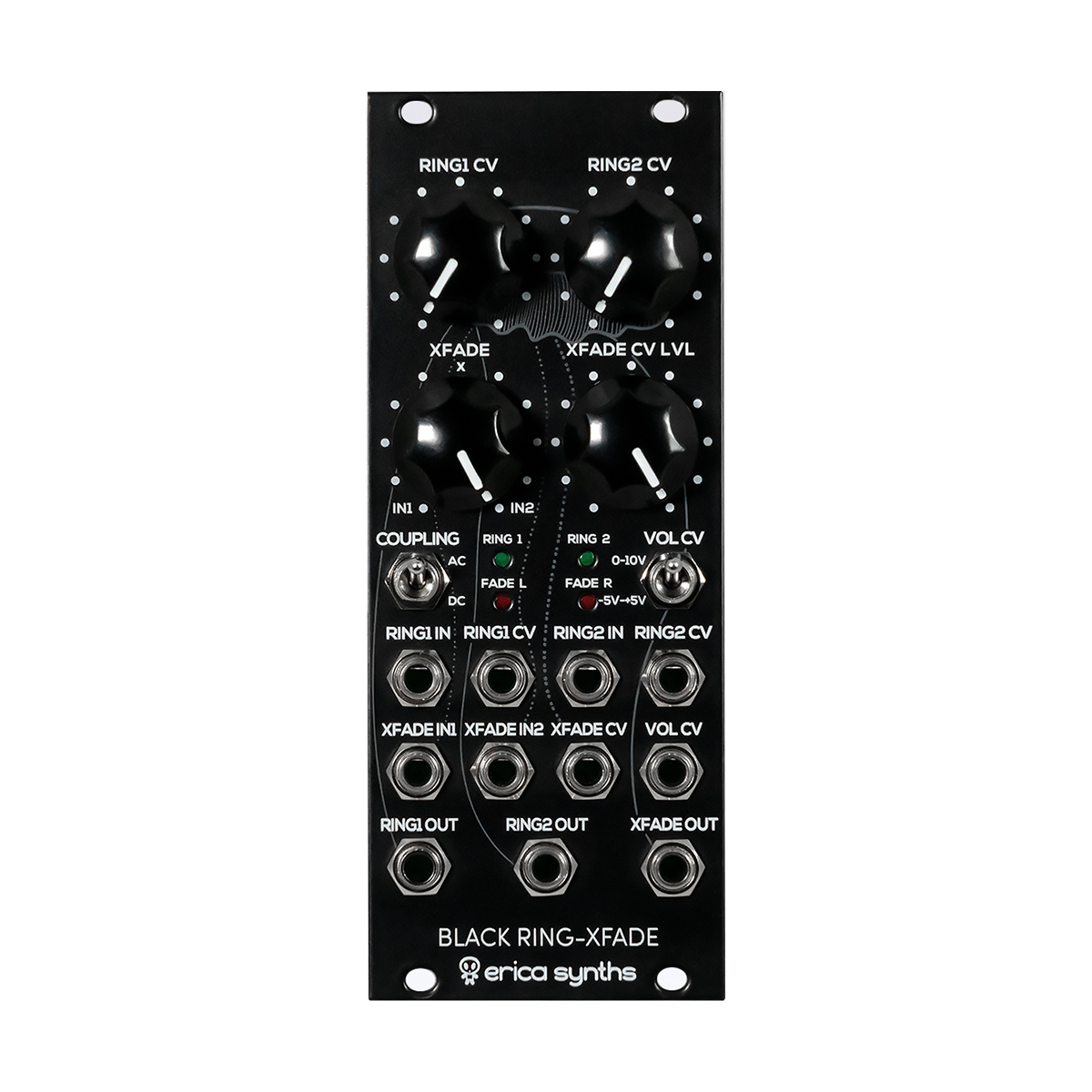 Erica Synths Black Ring-Xfade— Clockface Modular Erica Synths Black Ring-Xfade— Clockface Modular