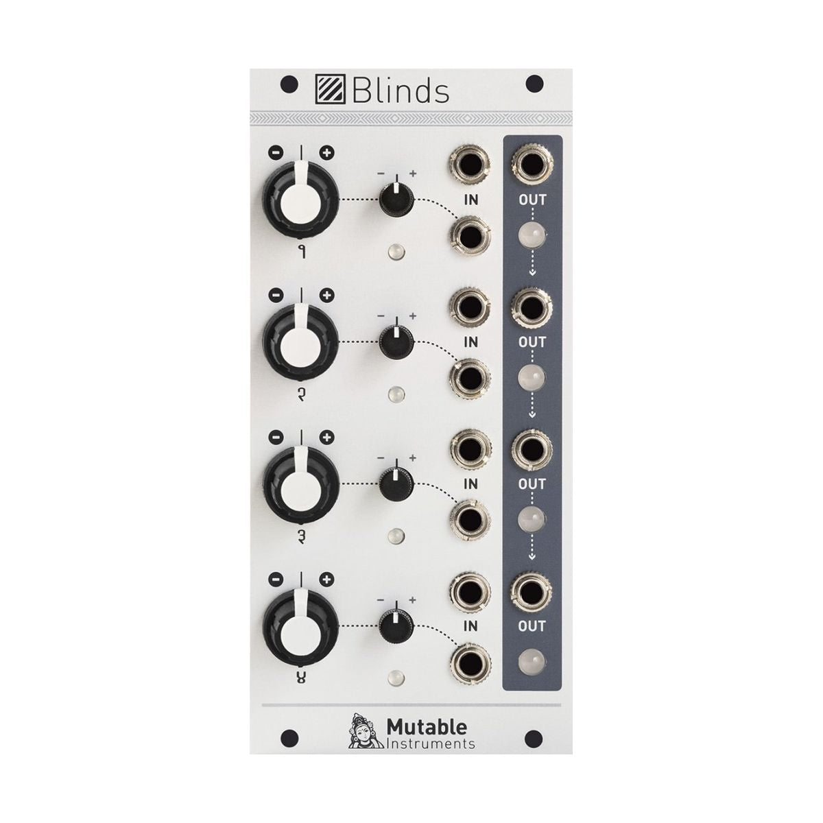 Mutable Instruments Blinds— Clockface Modular