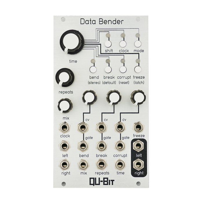 Qu-bit Electronix Data Bender (Silver) — Clockface Modular