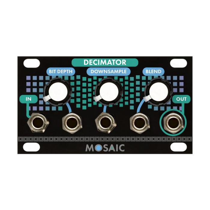 MOSAIC Variable Delay モジュラー Mosaic Decimator— Clockface MOSAIC Variable Delay モジュラー Mosaic Decimator— Clockface