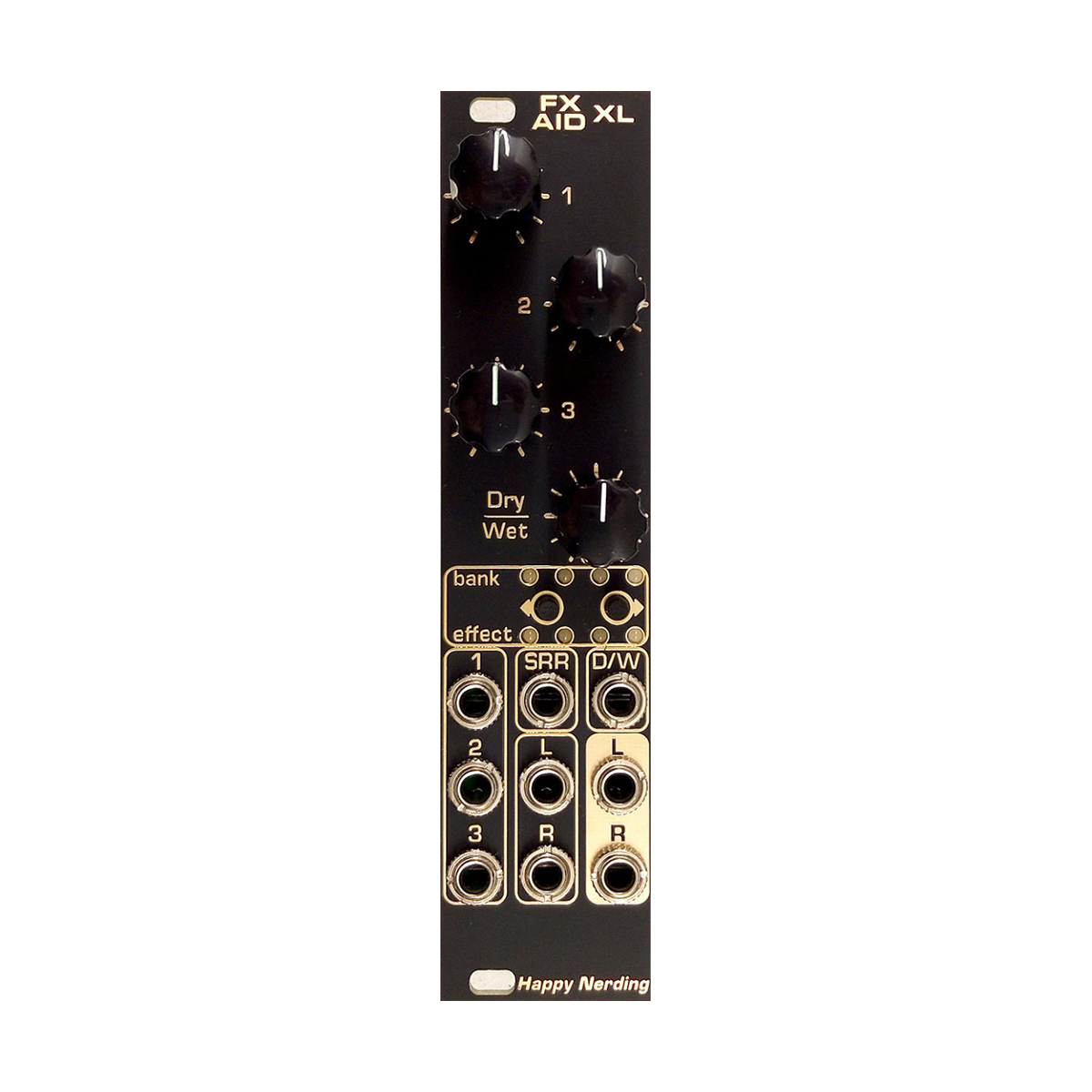 Happy Nerding FX AID XL (Black and Gold)— Clockface Modular Happy Nerding FX AID XL (Black and Gold)— Clockface Modular