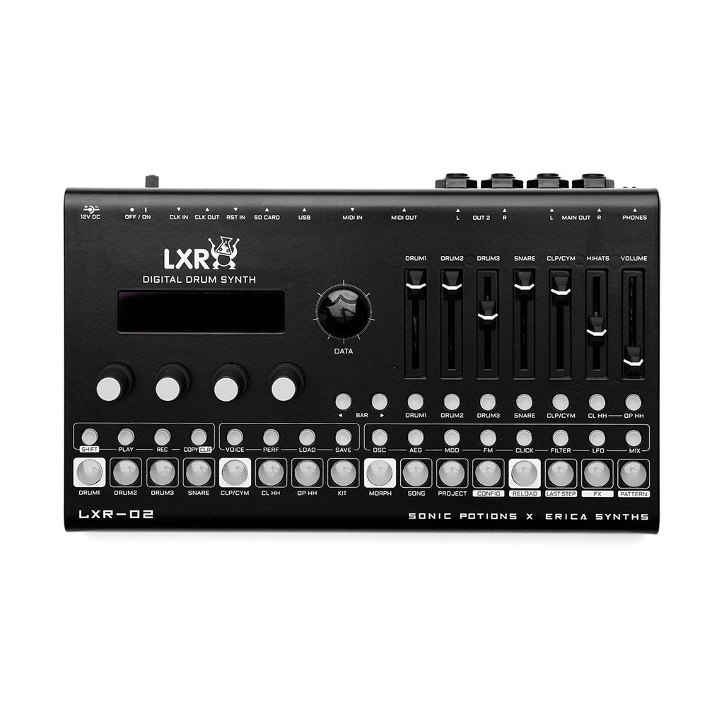Erica Synths Drum Synthesizer LXR-02— Clockface Modular Erica Synths Drum Synthesizer LXR-02— Clockface Modular
