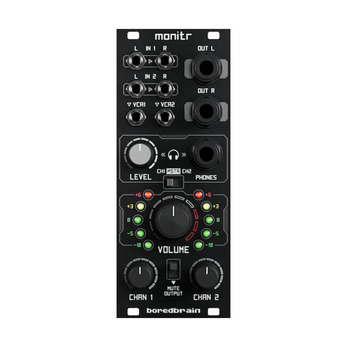 [ほぼ新品] boredbrain monitr モジュラーシンセサイザー Boredbrain Music Monitr— Clockface Modular