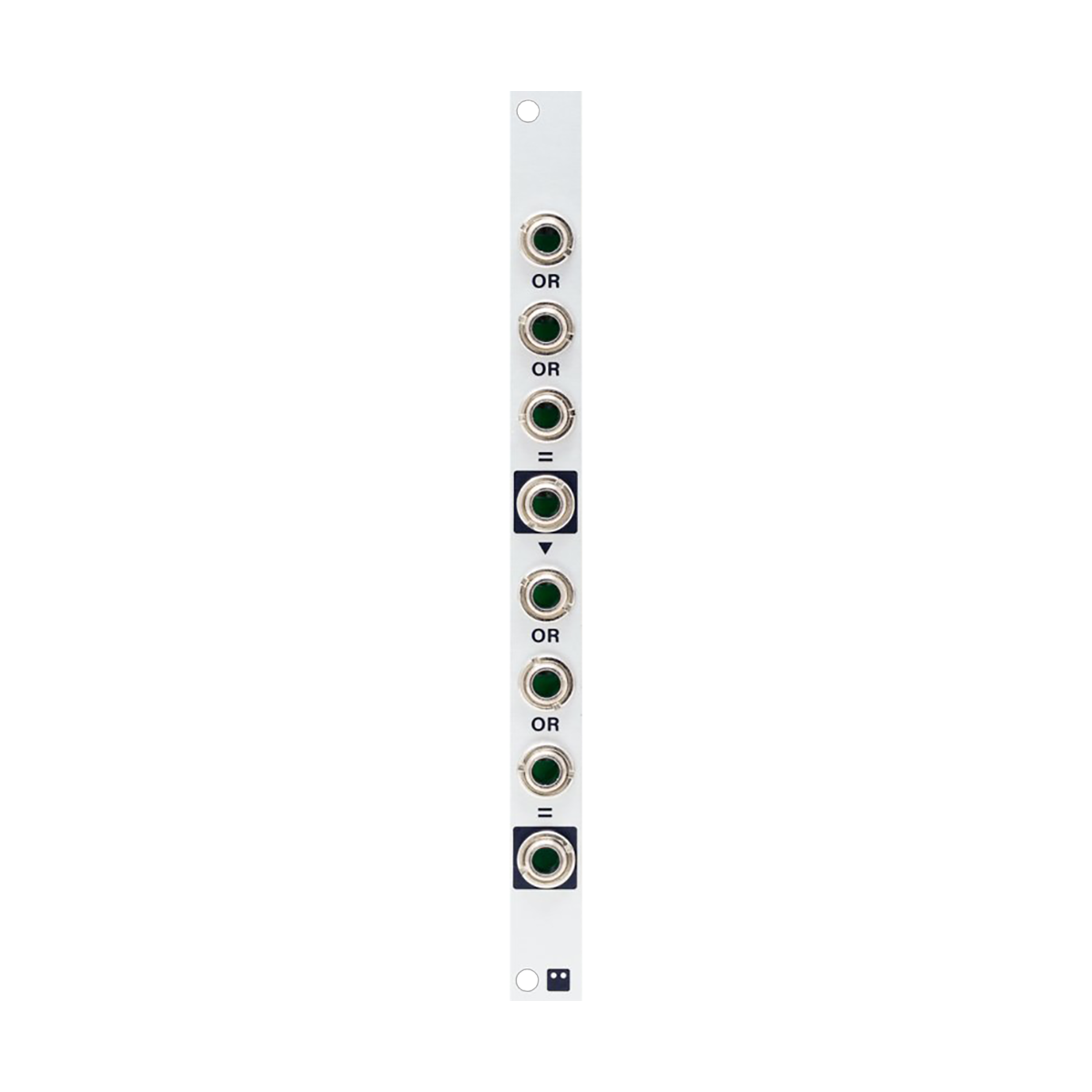 Intellijel Audio I/O モジュール Intellijel Designs AUDIO I/O Jacks 1U— Clockface Modular