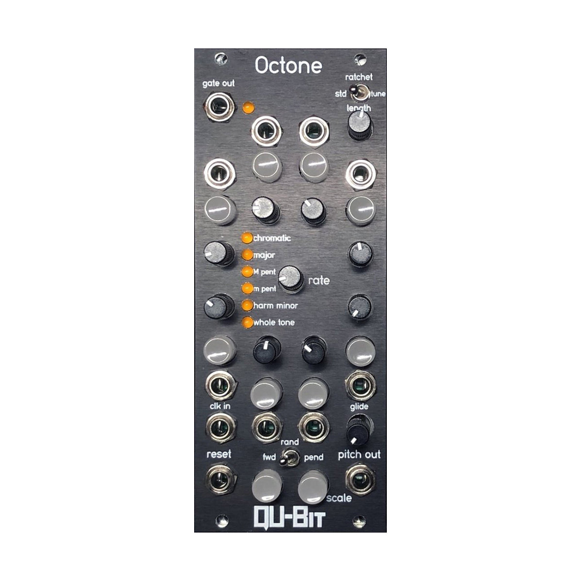 Electronix Octone Qu-bit (สีดำ)— Clockface Modular
