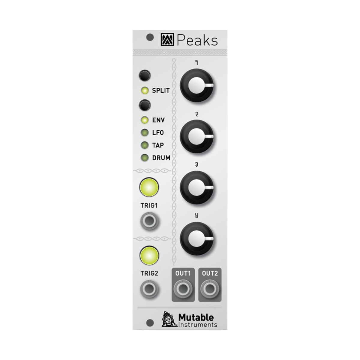 【美品・生産終了】mutable instruments peaks Mutable Instruments Peaks— Clockface Modular
