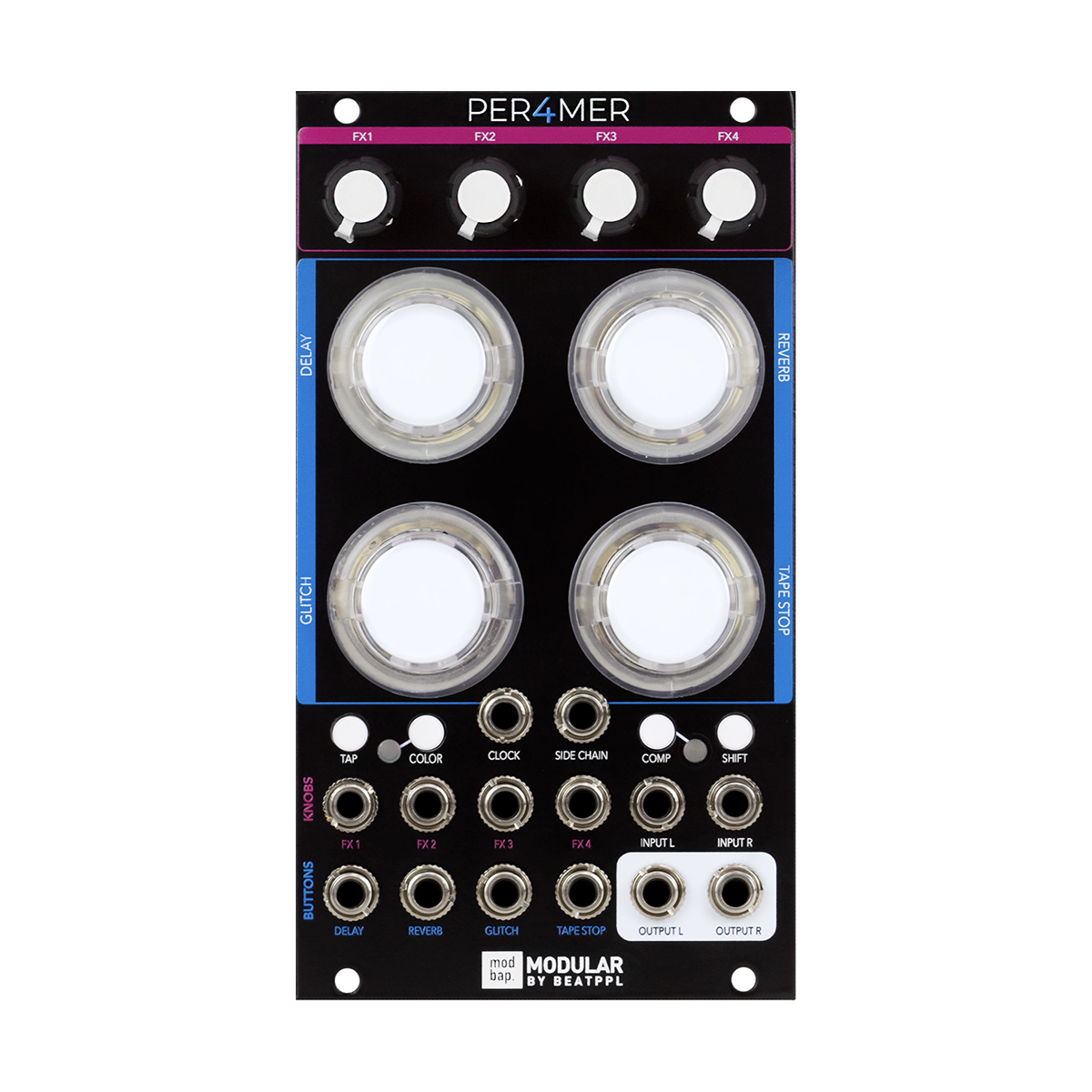 Modbap Modular Per4mer— Clockface Modular Modbap Modular Per4mer— Clockface Modular