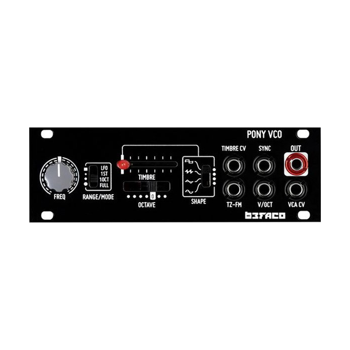 Befaco Pony VCO 1U— Clockface Modular